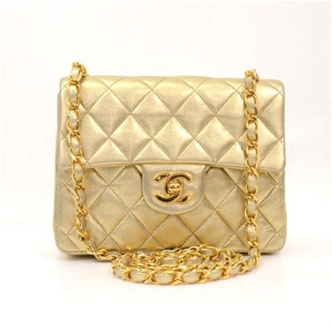 gold leather vintage chanel bags|vintage chanel bags 1970s.